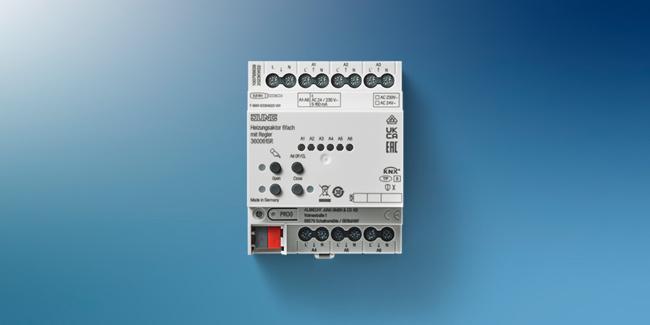 KNX Heizungsaktor 6-fach bei Elektro Glas GmbH in Pöcking